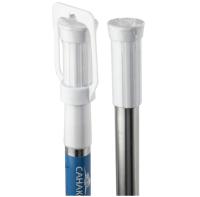 Карниз в ванную 110* 200 хромиров. без колец из нержав. стали САНАКС